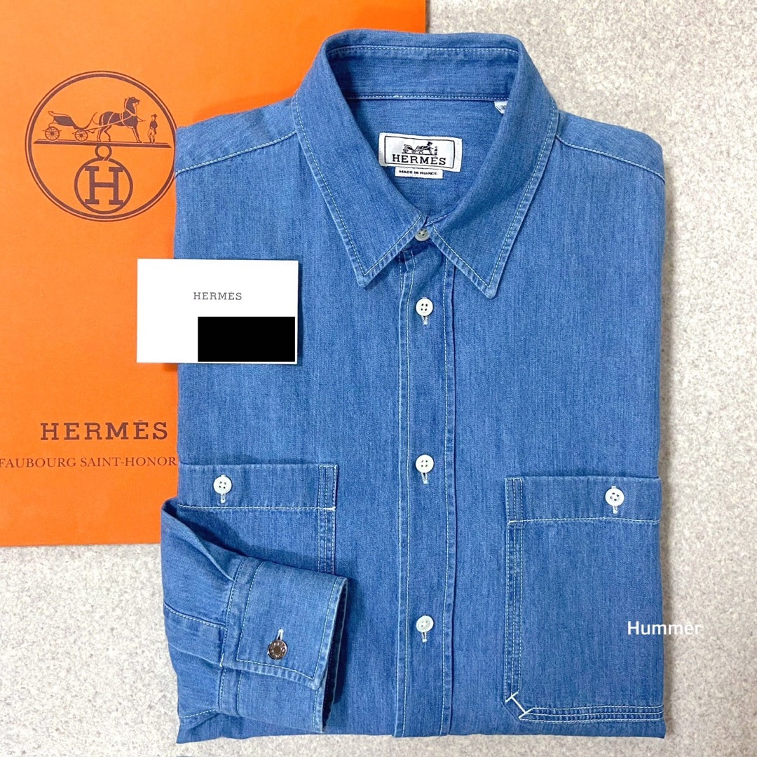 HERMES - 国内正規品 23Aw~ 極美品 39 M エルメス デニム HERMES - 国内正規品 23Aw~ 極美品 39 M エルメス デニム