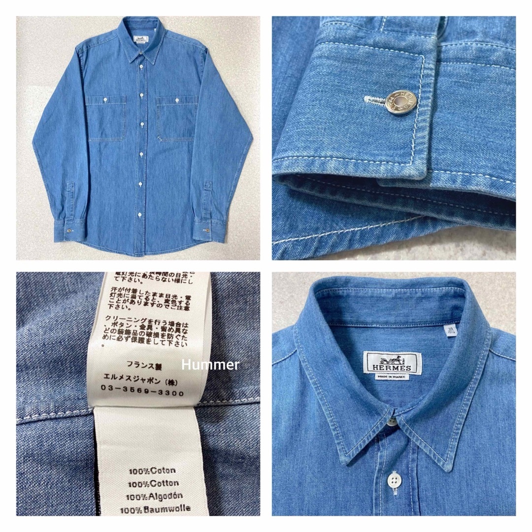 HERMES - 国内正規品 23Aw~ 極美品 39 M エルメス デニム HERMES - 国内正規品 23Aw~ 極美品 39 M エルメス デニム