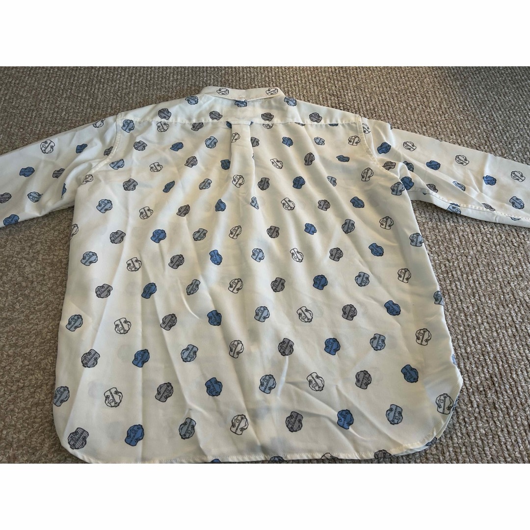 BEAMS BOY(ビームスボーイ)のEXCLUSIVE FABRIC BEAMS BOY 総柄 レトロ　シャツ レディースのトップス(シャツ/ブラウス(長袖/七分))の商品写真
