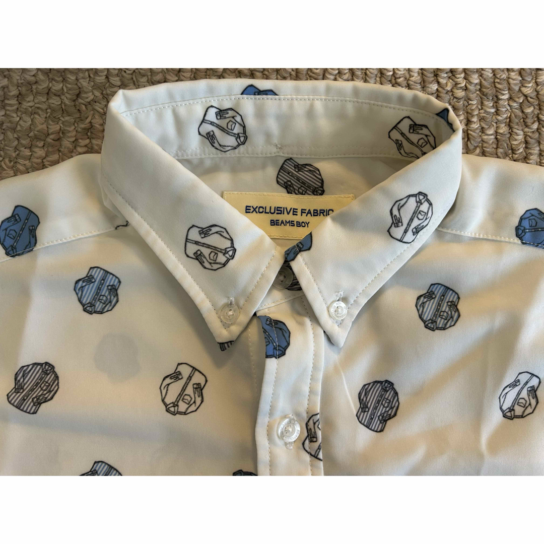 BEAMS BOY(ビームスボーイ)のEXCLUSIVE FABRIC BEAMS BOY 総柄 レトロ　シャツ レディースのトップス(シャツ/ブラウス(長袖/七分))の商品写真
