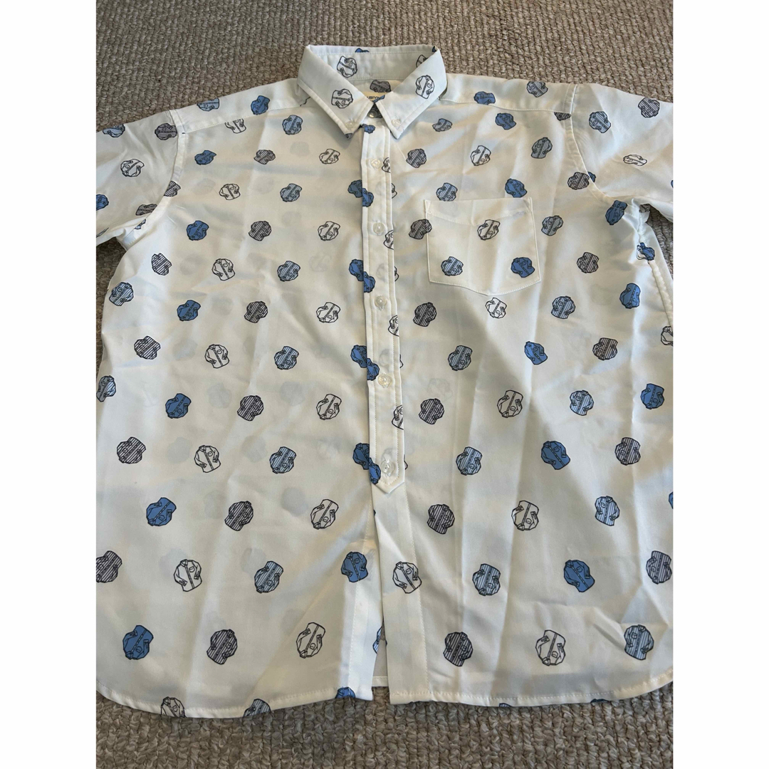 BEAMS BOY(ビームスボーイ)のEXCLUSIVE FABRIC BEAMS BOY 総柄 レトロ　シャツ レディースのトップス(シャツ/ブラウス(長袖/七分))の商品写真