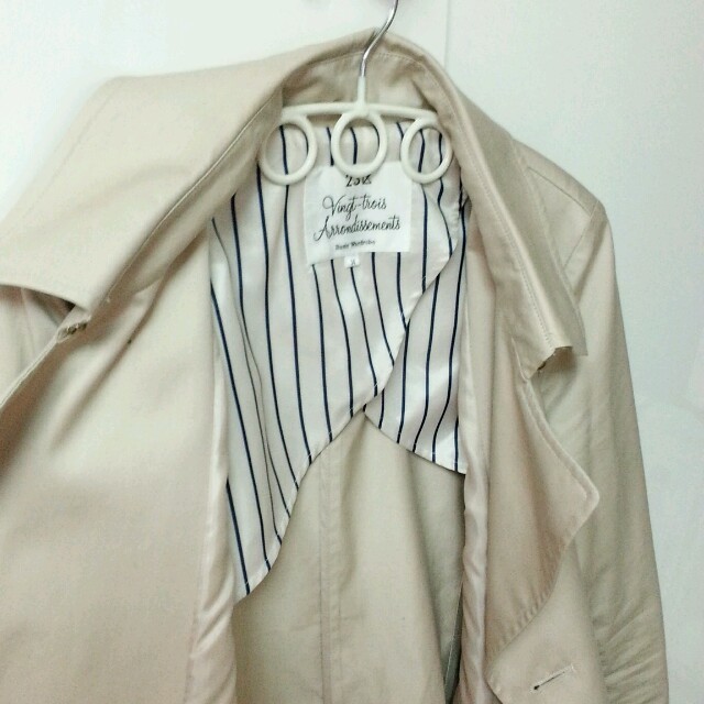 23区(ニジュウサンク)の23区 オンワード樫山 スプリングコート 小さいサイズ レディースのジャケット/アウター(トレンチコート)の商品写真