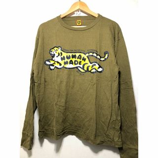 022041 HUMAN MADE TIGER L/S T-SHIRT  トラ (Tシャツ/カットソー(七分/長袖))