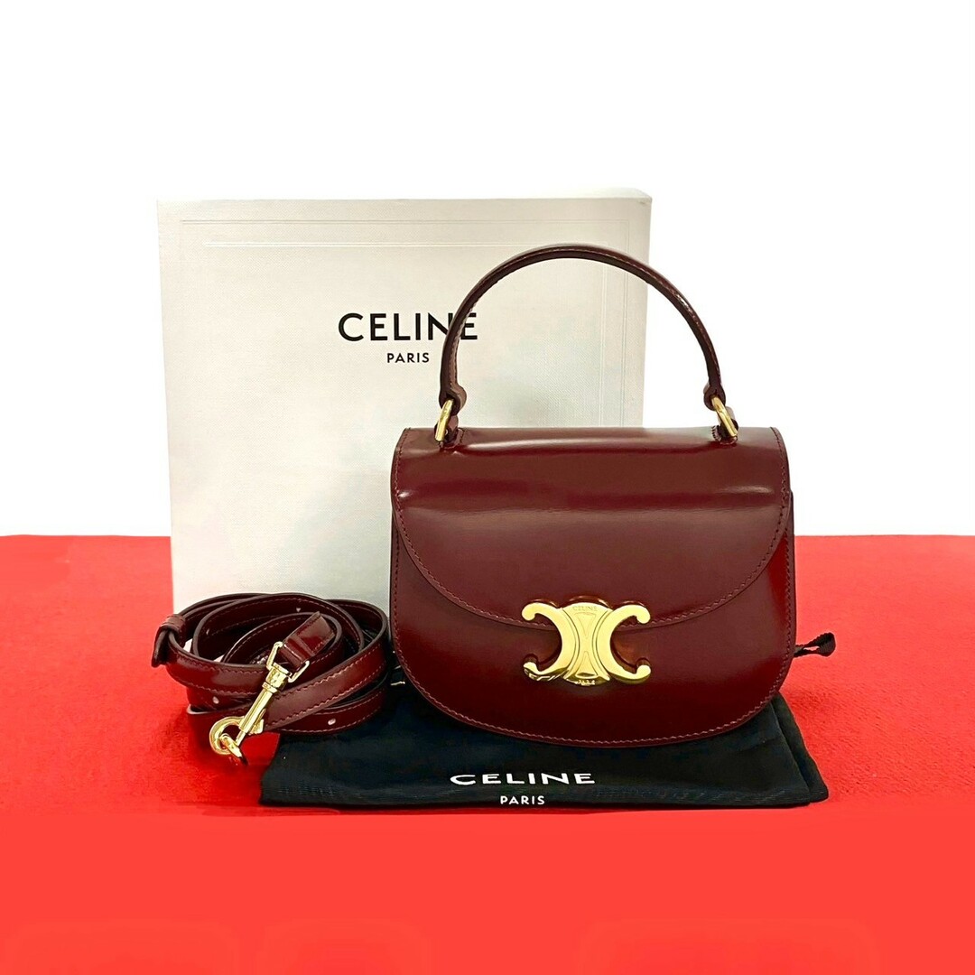 CELINE - ほぼ未使用 箱 袋付 CELINE セリーヌ ミニ ブザス CELINE - ほぼ未使用 箱 袋付 CELINE セリーヌ ミニ ブザス