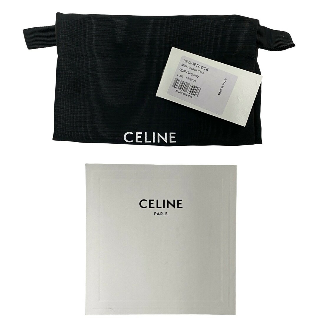 CELINE - ほぼ未使用 箱 袋付 CELINE セリーヌ ミニ ブザス CELINE - ほぼ未使用 箱 袋付 CELINE セリーヌ ミニ ブザス