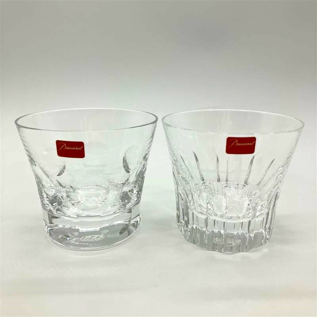 ▽Baccarat ベルーガ ロックグラス クリスタル ペアグラス 箱 ▽Baccarat ベルーガ ロックグラス クリスタル ペアグラス 箱