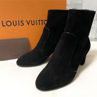 LOUIS VUITTON - LouisVuittonルイヴィトンスエードブーツ LOUIS VUITTON - LouisVuittonルイヴィトンスエードブーツ