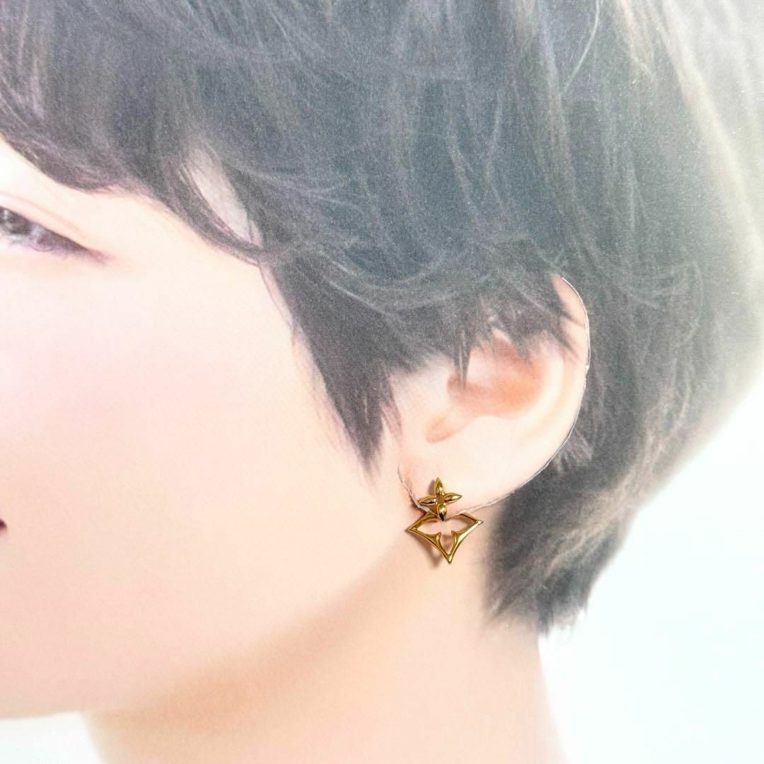 LOUIS VUITTON - 【片耳1個のみ】ルイヴィトン ピアス LV LOUIS VUITTON - 【片耳1個のみ】ルイヴィトン ピアス LV