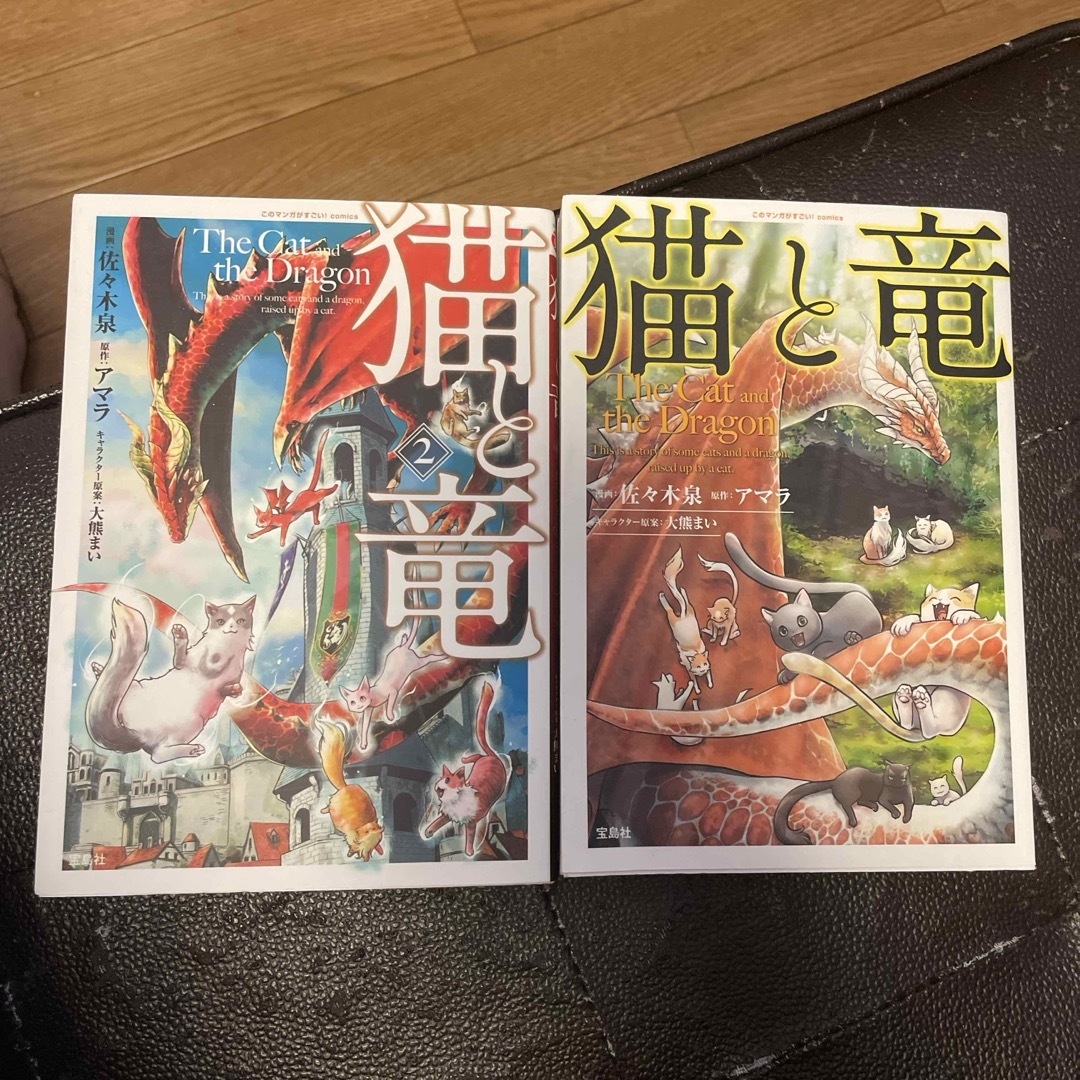 宝島社(タカラジマシャ)の猫と竜 1、2(このマンガがすごい!comics) 佐々木泉 エンタメ/ホビーの漫画(その他)の商品写真