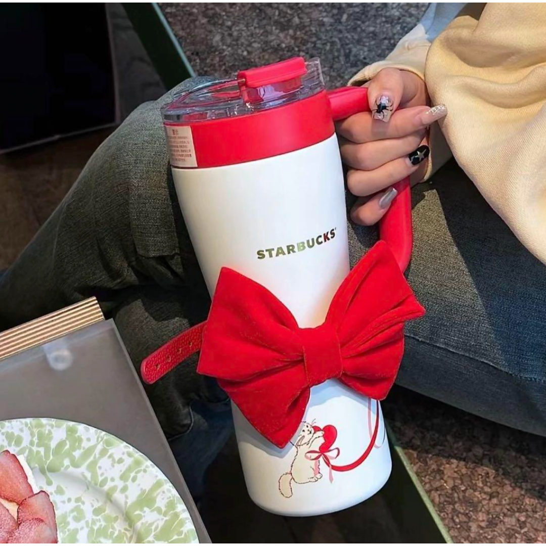 Starbucks - 海外限定 スターバックス バレンタイン リボン Starbucks - 海外限定 スターバックス バレンタイン リボン