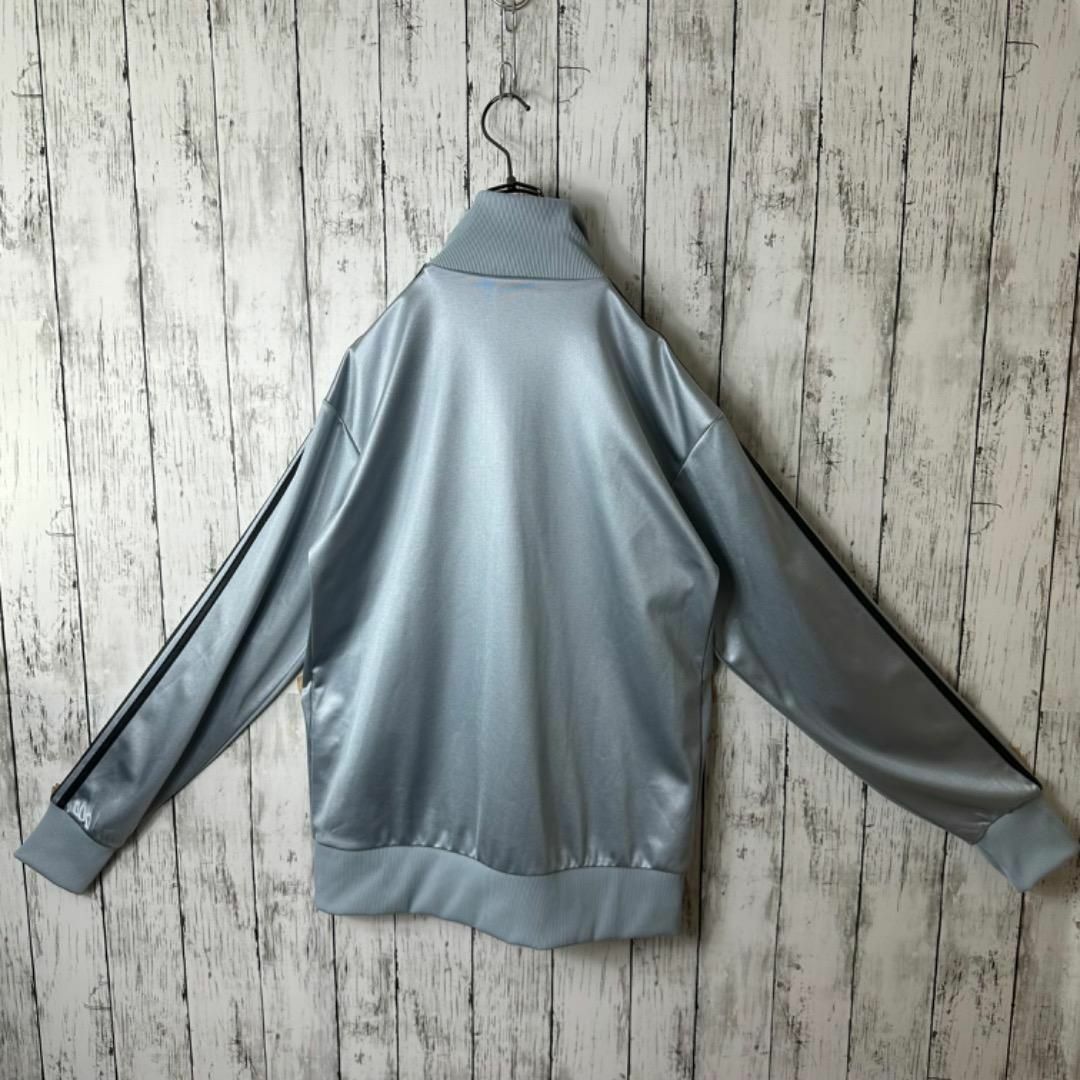ビッグ割引 - adidas 【希少】ヴィンテージ 古着好きのゆうみ|アディダスならラクマ by シルバーの通販 L 水色 パステルブルー ジャージ アディダス トップス