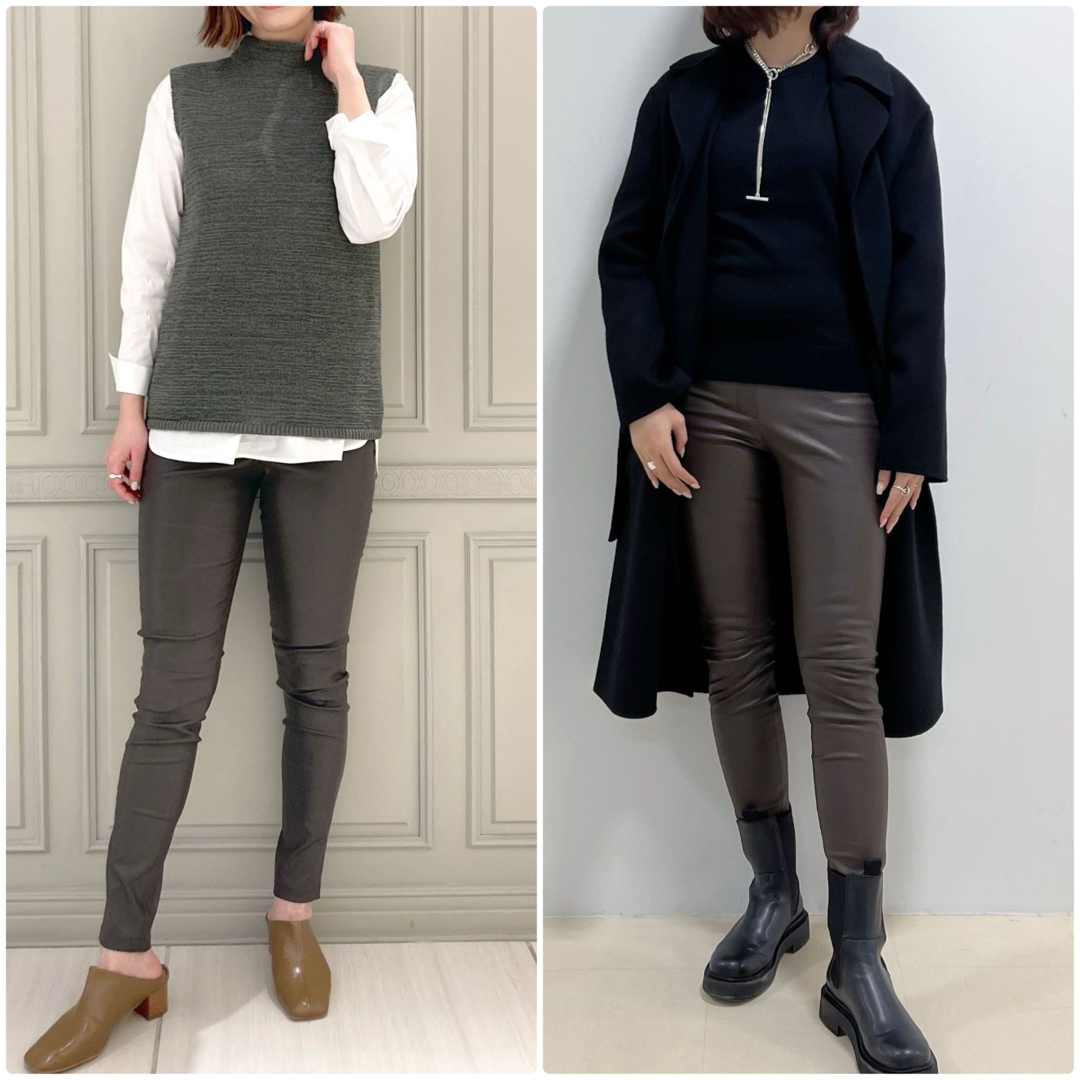 Theory - theory 22AW レザーパンツ レザーレギンス スキニー 00 Theory - theory 22AW レザーパンツ レザーレギンス スキニー 00