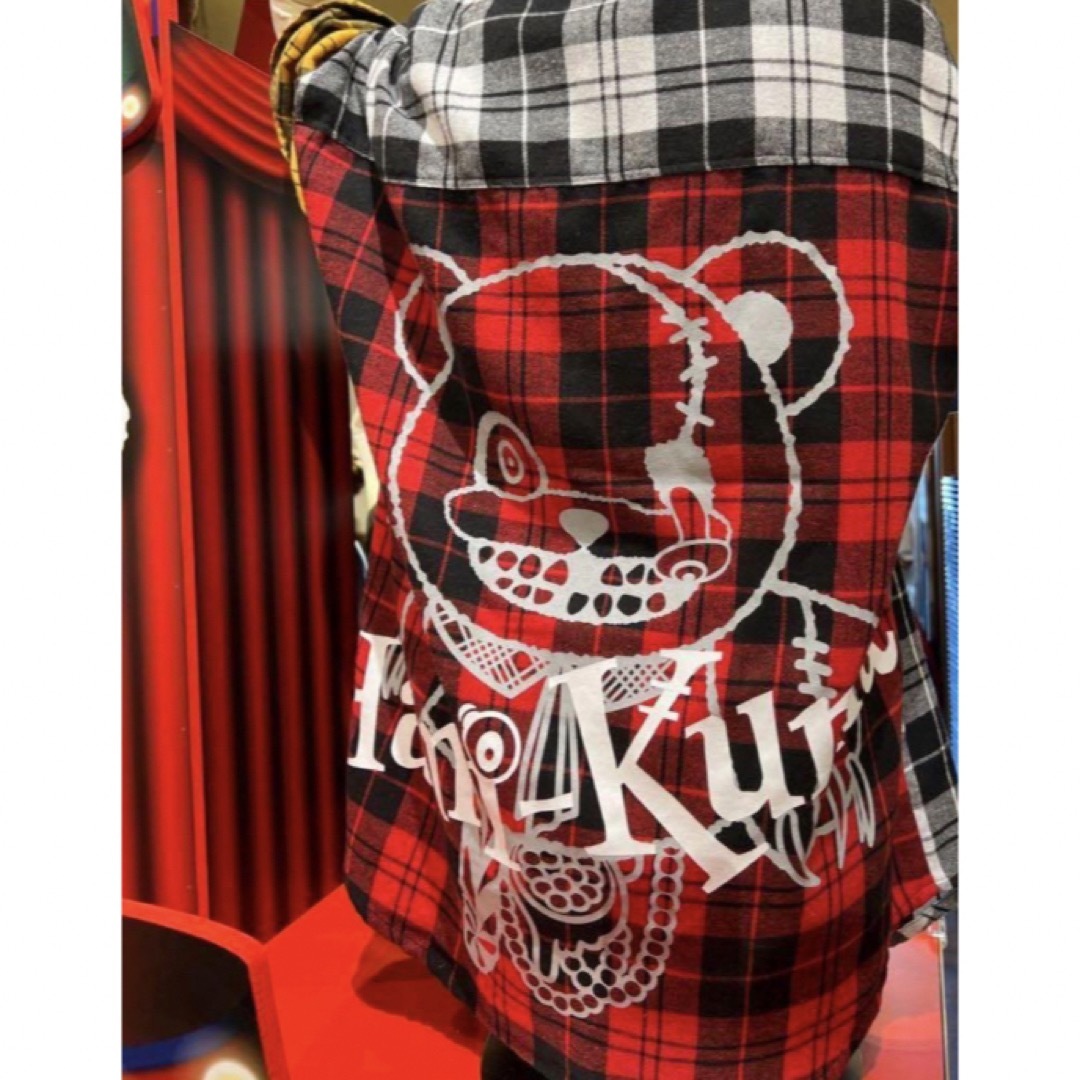 USJ限定 ハミクマダンサー チェックシャツ usjユニバーサル USJ限定 ハミクマダンサー チェックシャツ usjユニバーサル
