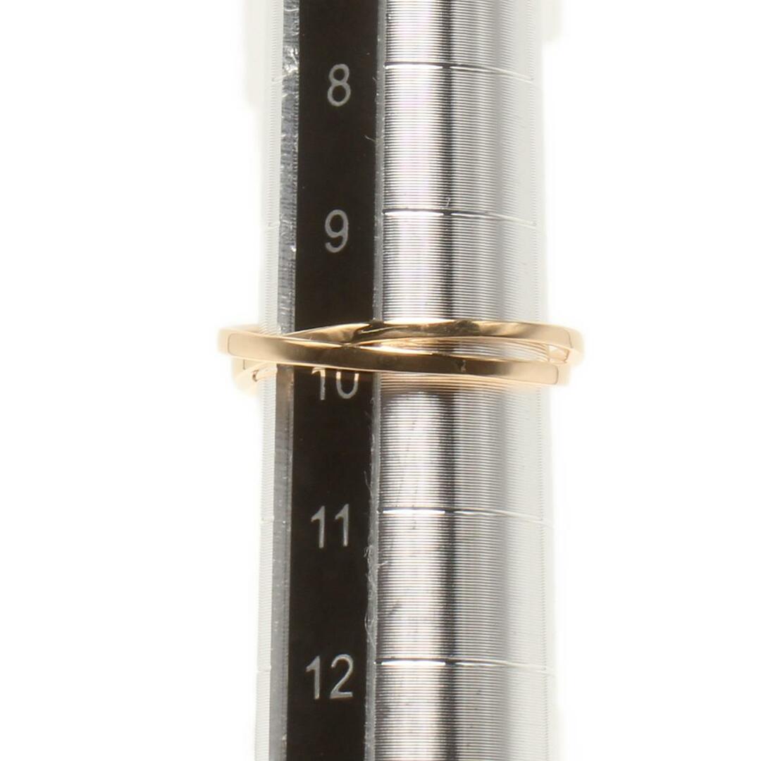4℃ - 美品 ヨンドシー 4℃ リング 指輪 2連 K18 レディース 10号