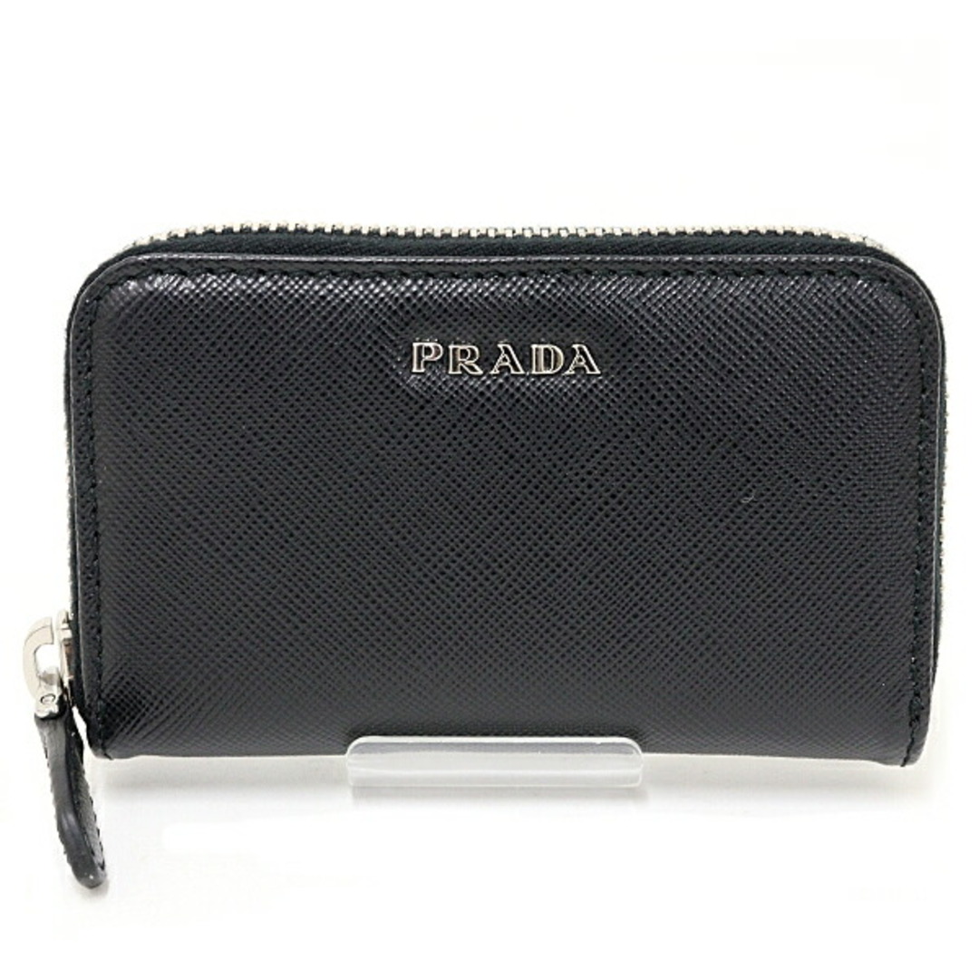 PRADA - プラダ PRADA パドロックホルダー PORTA LUCCHETTI サフィアーノ トラベル SUV019 NERO ブラック 【中古】Sランク