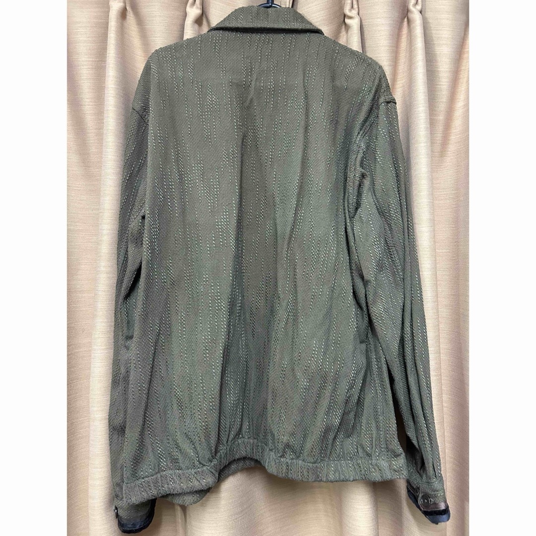 KUON Random Stripe SASHIKO Blouson XL 刺子 KUON Random Stripe SASHIKO Blouson XL 刺子