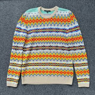 GUCCI - GUCCI セーター ニット 総柄 ウール カシミヤ Lサイズの GUCCI - GUCCI セーター ニット 総柄 ウール カシミヤ Lサイズの
