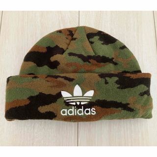 adidas - 【美品】old adidas ボンボンニット帽 ビーニー Y2K adidas - 【美品】old adidas ボンボンニット帽 ビーニー Y2K