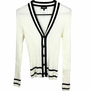 CHANEL - CHANELカーディガン ココマーク ニット セーター 36 S CHANEL - CHANELカーディガン ココマーク ニット セーター 36 S