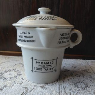 アンティーク陶器フードウォーマー(置物)
