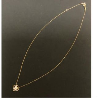 ヨンドシー(4℃)の4°C ジルコニア  フラワーモチーフ　K10 ネックレス　(ネックレス)