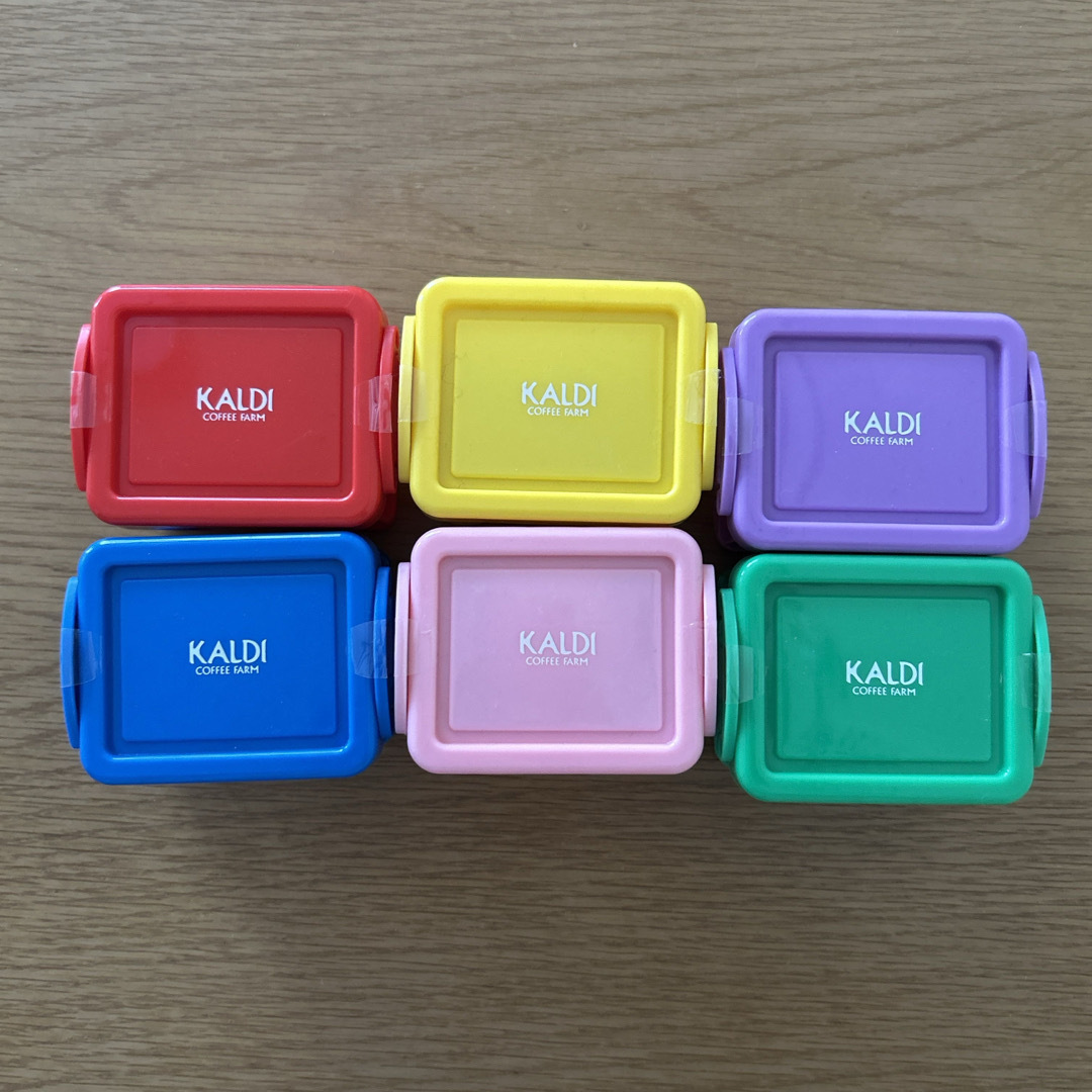 KALDI - 【6点セット】カルディ ミニストレージボックス KALDI - 【6点セット】カルディ ミニストレージボックス