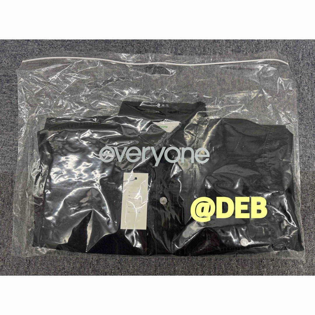 1LDK SELECT - A.PRESSE × everyone Denim Jacket BLACK Mの通販 1LDK SELECT - A.PRESSE × everyone Denim Jacket BLACK Mの通販