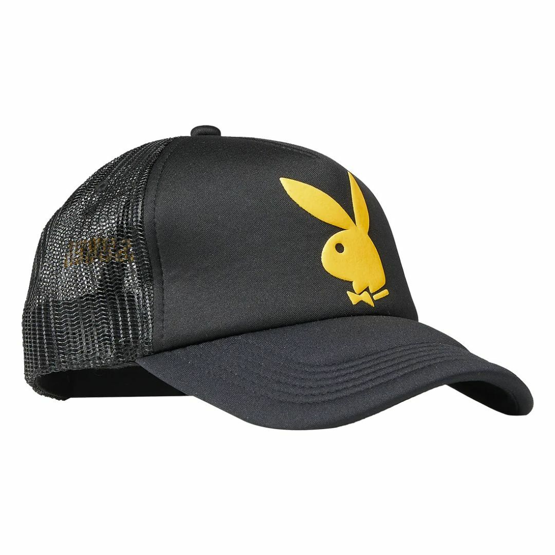 PLEASURES(プレジャー)の新品 PLEASURES BUNNY TRUCKER HAT CAP ブラック メンズの帽子(キャップ)の商品写真