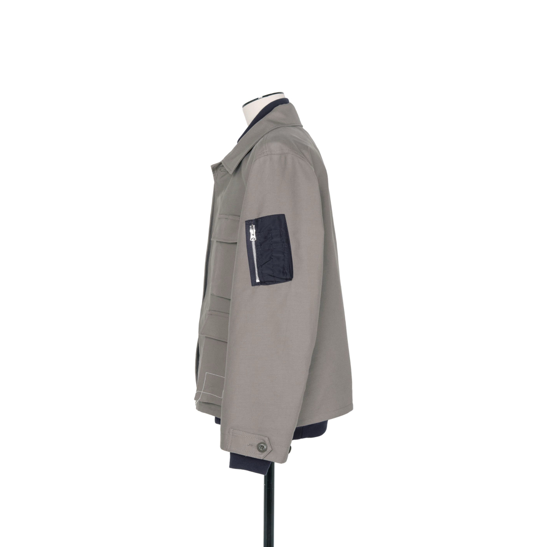 sacai - SACAI × WTAPS COTTON JACKET 02 BEIGE XLの通販 by sacai - SACAI × WTAPS COTTON JACKET 02 BEIGE XLの通販 by