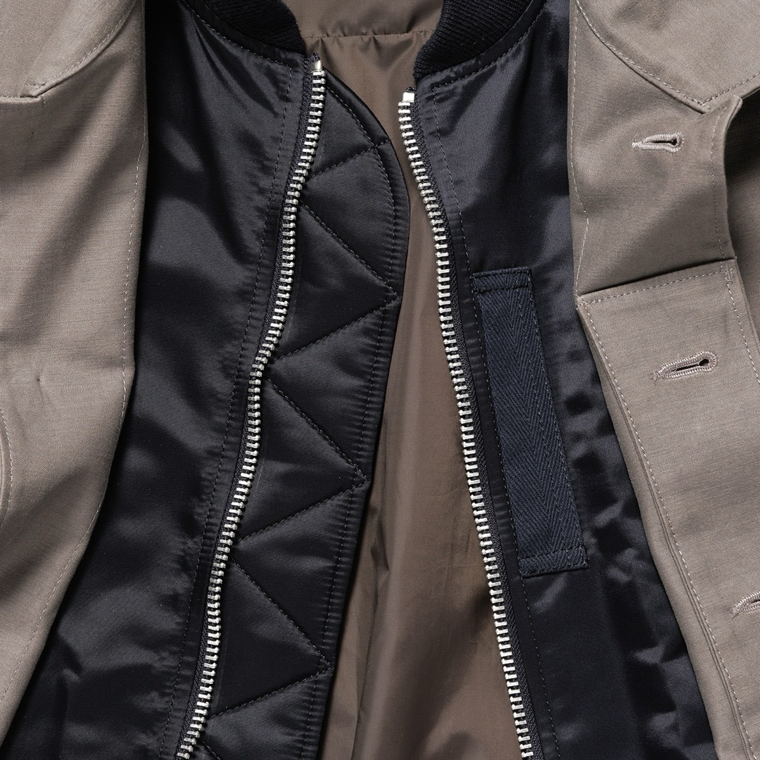 sacai - SACAI × WTAPS COTTON JACKET 02 BEIGE XLの通販 by sacai - SACAI × WTAPS COTTON JACKET 02 BEIGE XLの通販 by