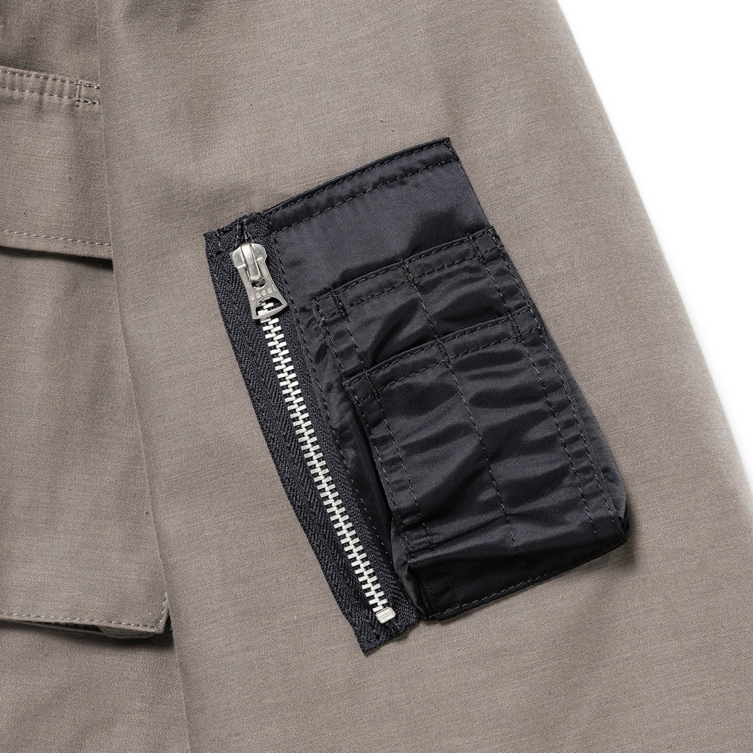 sacai - SACAI × WTAPS COTTON JACKET 02 BEIGE XLの通販 by sacai - SACAI × WTAPS COTTON JACKET 02 BEIGE XLの通販 by