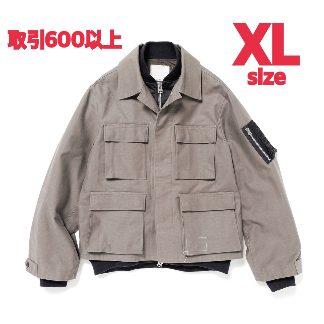 sacai - SACAI × WTAPS COTTON JACKET 02 BEIGE XLの通販 by sacai - SACAI × WTAPS COTTON JACKET 02 BEIGE XLの通販 by