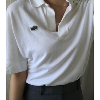 ロキエ(Lochie)のLACOSTE white tops (カットソー(半袖/袖なし))