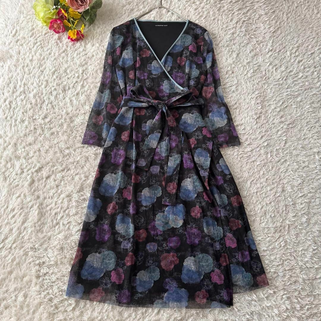 VIVIENNE TAM - 極美品 ヴィヴィアンタム ラップワンピース VIVIENNE TAM - 極美品 ヴィヴィアンタム ラップワンピース