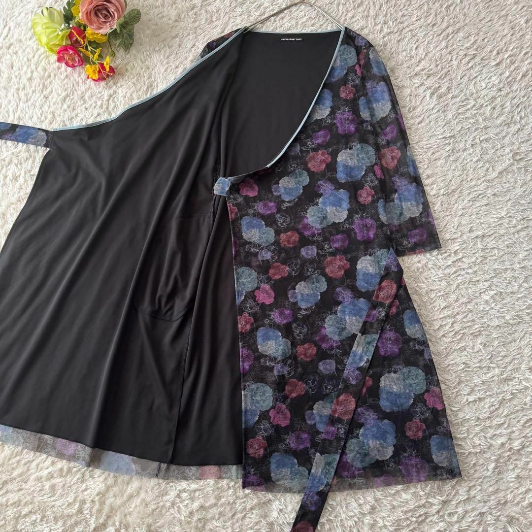VIVIENNE TAM - 極美品 ヴィヴィアンタム ラップワンピース VIVIENNE TAM - 極美品 ヴィヴィアンタム ラップワンピース