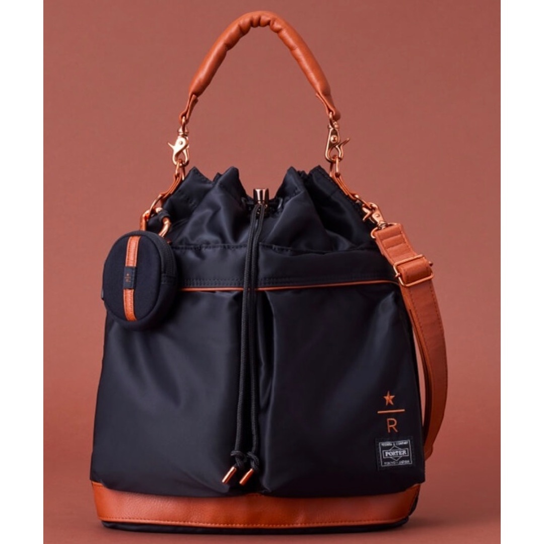 PORTER - PORTERスターバックスリザーブ コーヒービーンシェイプ 2WAYツールバッグ