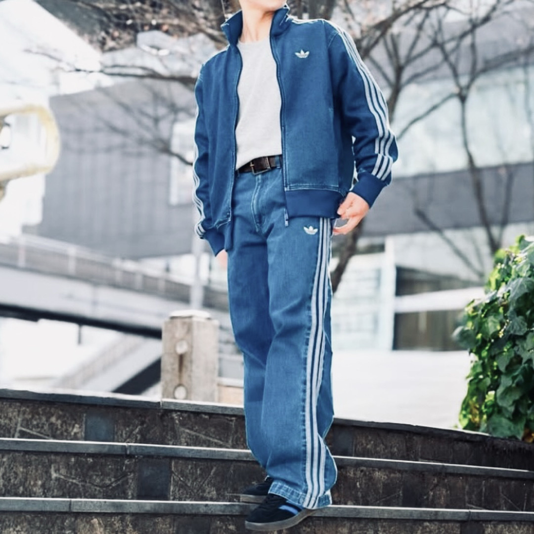 adidas Originals - 新品3XL⭐️adidasアディカラー デニム adidas Originals - 新品3XL⭐️adidasアディカラー デニム