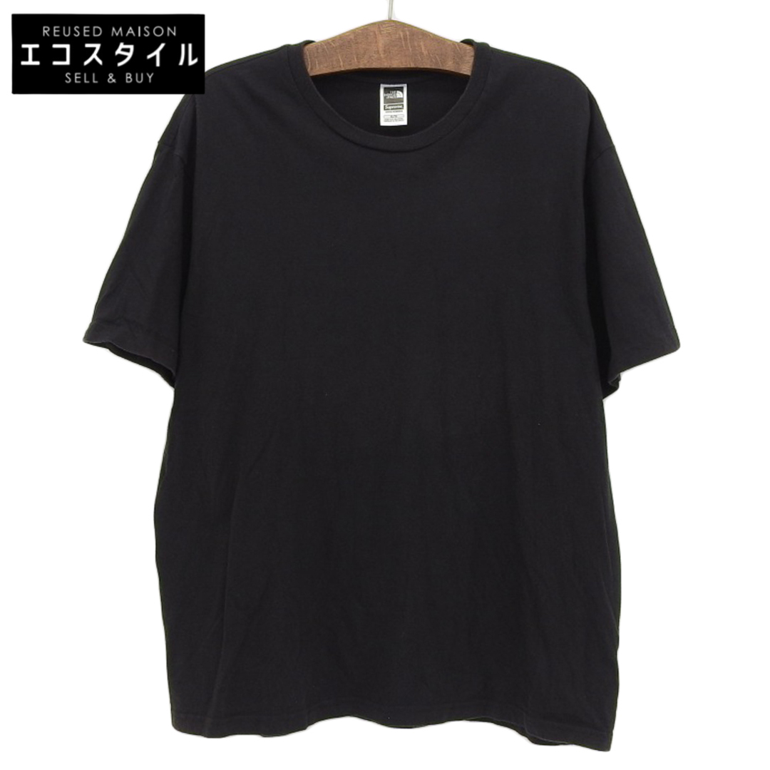 THE NORTH FACE - ノースフェイス THE NORTH FACE ノースフェイス ×シュプリーム コットン 半袖 グラフィックTシャツ トップス メンズ ブラック XL XL