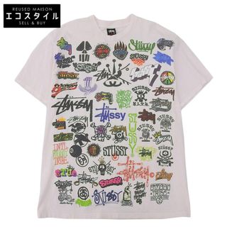 STUSSY - ステューシー 90S ブラック コットン トレーナー Lの STUSSY - ステューシー 90S ブラック コットン トレーナー Lの