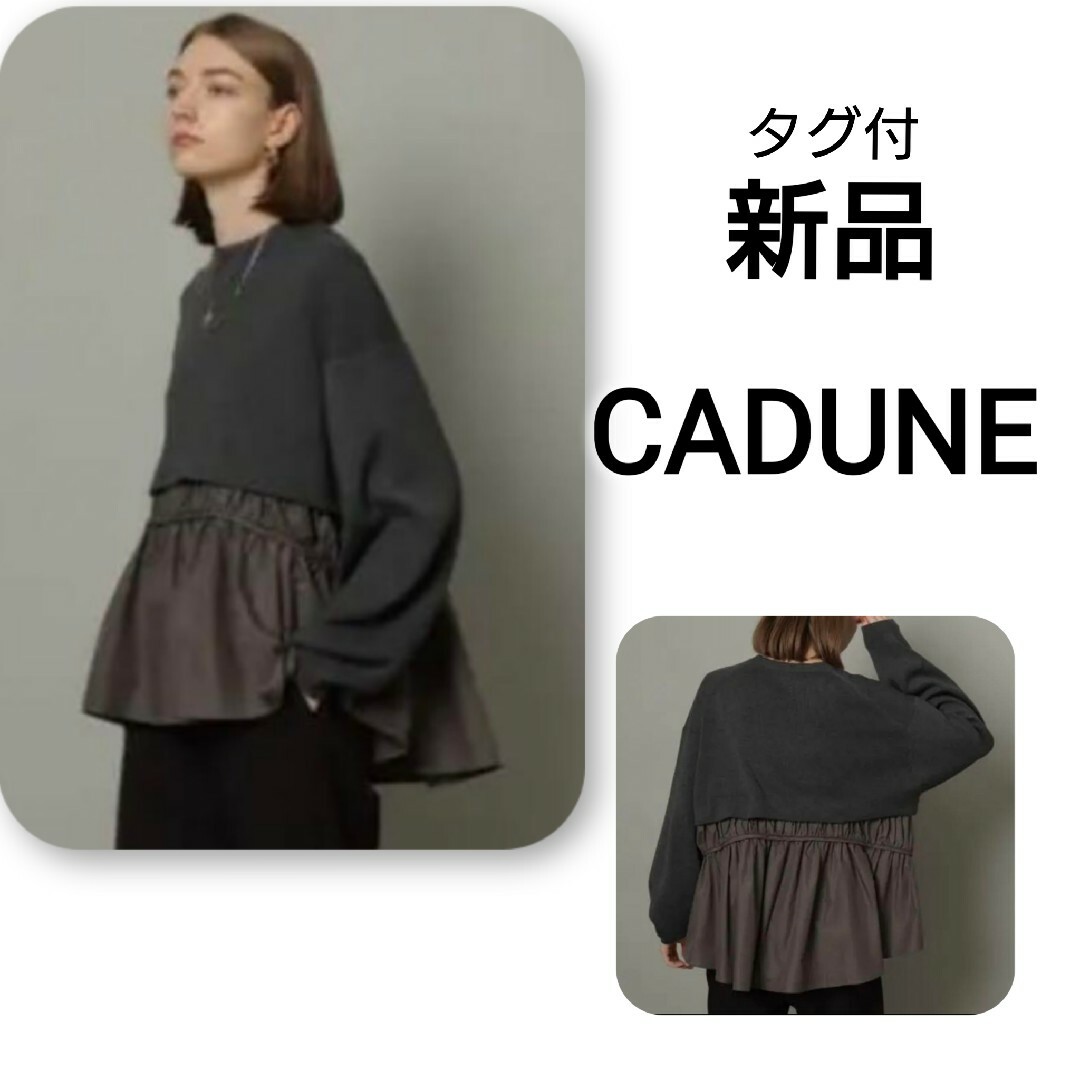 CELFORD - 【 新品 】　タグ付　カデュネ CADUNE 　ドッキングプルオーバー ブラウン