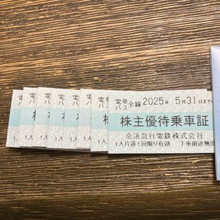 京浜急行電鉄株式会社　株主優待乗車証(鉄道乗車券)