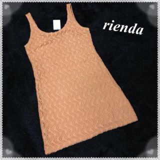 リエンダ(rienda)のrienda♡タンクOP(ミニワンピース)