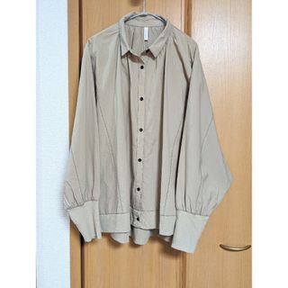 古着 ビンテージ 80s テロテロ 長袖 シャツ 光沢 シルバー 古着 ビンテージ 80s テロテロ 長袖 シャツ 光沢 シルバー