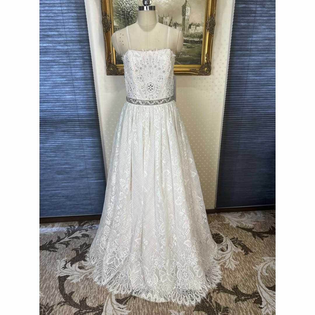 JOVANI ☆ホワイトレースAラインドレス JOVANI ☆ホワイトレースAラインドレス