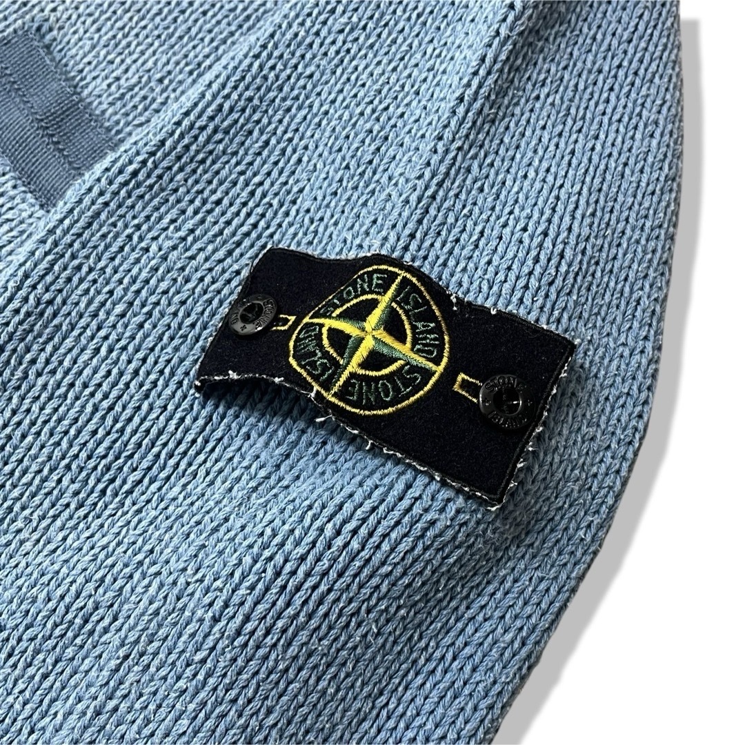 2001SS】STONE ISLAND クルーネックコットンニット 実寸:L 2001SS】STONE ISLAND クルーネックコットンニット 実寸:L