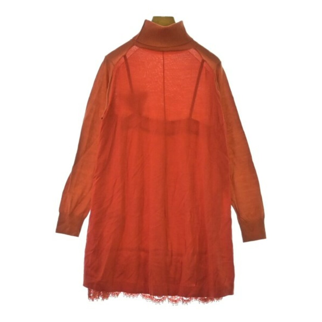 sacai サカイ ワンピース オレンジx赤 1(S位) 0357925J0066 sacai - sacai サカイ ワンピース 1(S位) オレンジx赤 【古着