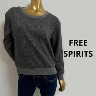 【4178】FREE SPIRITS キルティング トレーナー F(その他)