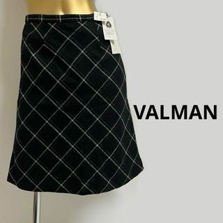 【4190】VALMAN ウール混 あったか♪ 膝丈 フレアスカート(ひざ丈スカート)