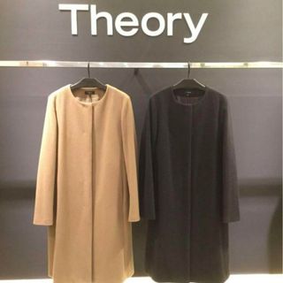 Theory - 【未使用】セオリー ロングコート 黒の通販 by Theory - 【未使用】セオリー ロングコート 黒の通販 by