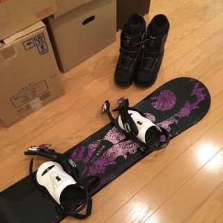 バートン(BURTON)の【maple様専用】激安！！スノーボードセット！！！(ボード)